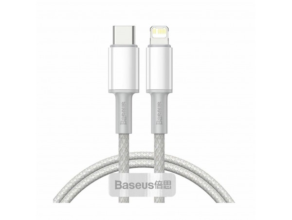 Baseus kabel TipC/Lightning 1m 20W PD pleten bel CATLGD-02