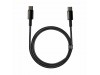 Baseus kabel USB C-C 1m 100W 20V 5A črn Tungsten pleten CATWJ-01