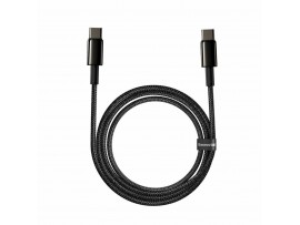 Baseus kabel USB C-C 2m 100W 20V 5A črn Tungsten pleten CATWJ-A01