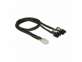 Delock adapter DC 6pin na 2x8pin za PCIe grafične kart. 0,3m 85455