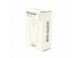 Logitech miška B110 Silent Plus USB črna 910-005508