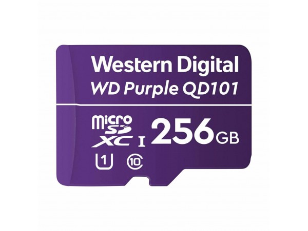 WD PURPLE microSD XC 256GB spominska kartica QD101