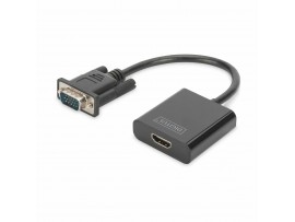 Digitus adapter VGA M-HDMI Ž+avdio DA-70473