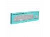 Logitech tipkovnica & miška MK295 SLO Silent brezžična bela 920-009824