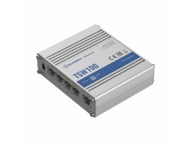 Teltonika stikalo Giga  5-port 4x PoE 120W DIN Mini kovinsko ohišje TSW100