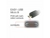 Delock kabel USB A-B mikro kotni EASY 5m obojestranski 85562