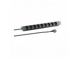 EFB razdelilec rack 9x220V PVC 2m EK622DE.1