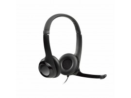 Logitech slušalke+mikrofon H390 črne 981-000406 Logitech slušalke+mikrofon H390 črne 981-000406