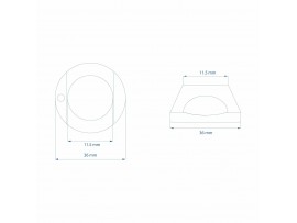 Teltonika pametni senzor IoT BLE beacon 200m temp. BLUE COIN T PGEX00000580