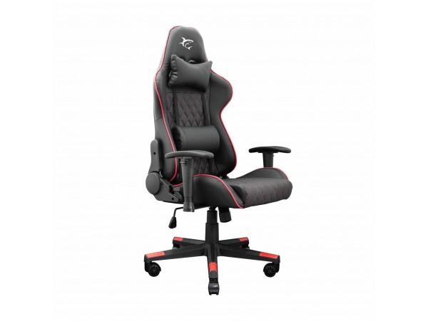 WHITE SHARK gaming stol RACER-TWO črno/ rdeč