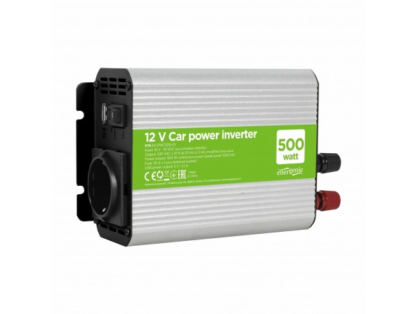 Energenie pretvornik 12V/220V  500W EG-PWC500-01