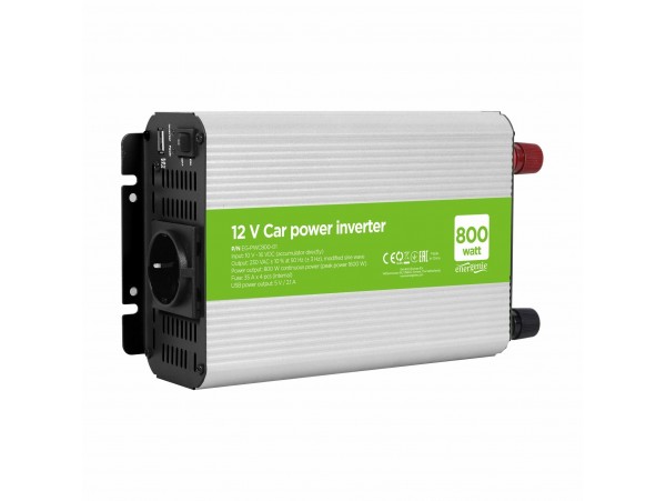Energenie pretvornik 12V/220V  800W EG-PWC800-01