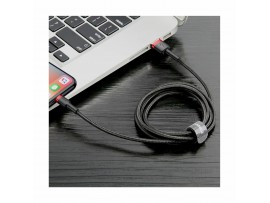 Baseus kabel USB/Lightning  1m 2.4A Cafule rdeč/črn CALKLF-B19