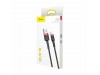 Baseus kabel USB/Lightning 2m 1.5A Cafule rdeč/črn CALKLF-C19
