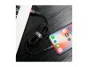 Baseus kabel USB/Lightning 2m 1.5A Cafule rdeč/črn CALKLF-C19