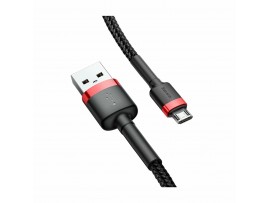 Baseus kabel USB A-B mikro 1m 2.4A Cafule rdeč/črn CAMKLF-B91