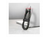 Baseus kabel USB A-B mikro 1m 2.4A Cafule rdeč/črn CAMKLF-B91