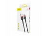 Baseus kabel USB A-C 1m 3A Cafule rdeč+črn CATKLF-B91