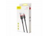 Baseus kabel USB A-C 3m 2A Cafule rdeč+črn CATKLF-U91