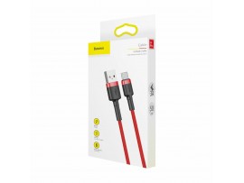 Baseus kabel USB A-C 0,5m 3A Cafule rdeč CATKLF-A09