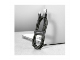 Baseus kabel USB A-C 0,5m 3A Cafule siv/črn CATKLF-AG1
