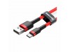 Baseus kabel USB A-C 1m 3A Cafule rdeč CATKLF-B09