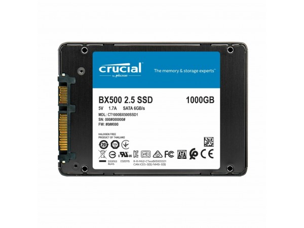 CRUCIAL SSD disk 1TB BX500 SATA 3 TLC 3D CT1000BX500SSD1