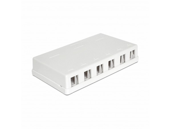 Delock nadometna vtičnica 6x RJ45 86227
