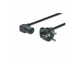 Digitus napajalni kabel 220V EURO 1,8m črn kotni AK-440102-018-S Digitus napajalni kabel 220V EURO 1,8m črn kotni AK-440102-018-S