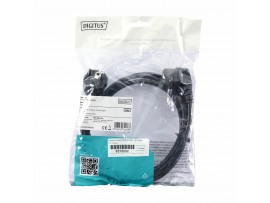 Digitus napajalni kabel 220V EURO 1,8m črn kotni AK-440102-018-S