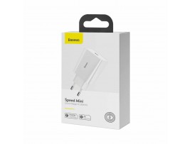 Baseus polnilec 20W USB TipC Mini QC PD bel CCFS-SN02