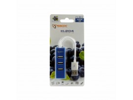 SBOX hub USB 4xA H-204BL moder