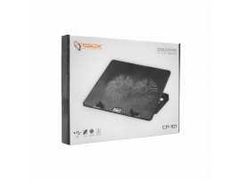 SBOX podloga za prenosnik 2x ventilator 14x14cm CP-101