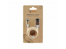 SBOX kabel Apple USB/Lightning 1,5m zlat IPH7-G