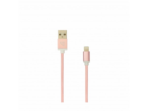 SBOX kabel Apple USB/Lightning 1,5m roza IPH7-RG