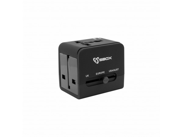 SBOX potovalni adapter EU USA UK AU CN TH JP TA-23
