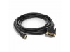 SBOX kabel HDMI-DVI-D 24+1  2m črn