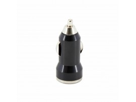 SBOX polnilec avtomobilski USB 2xTipA črn CC-221B