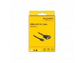 Delock kabel HDMI-DVI-D 18+1 0,5m 85581