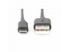 Digitus kabel USB A-B mikro 1m dvojno oklopljen črn