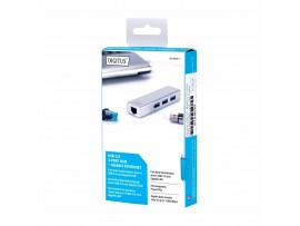Digitus pretvornik USB 3.0-Mrežni UTP Giga+Hub USB DA-70250-1