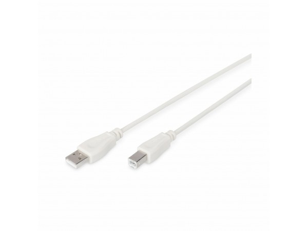 Digitus kabel USB A-B 1,8m siv
