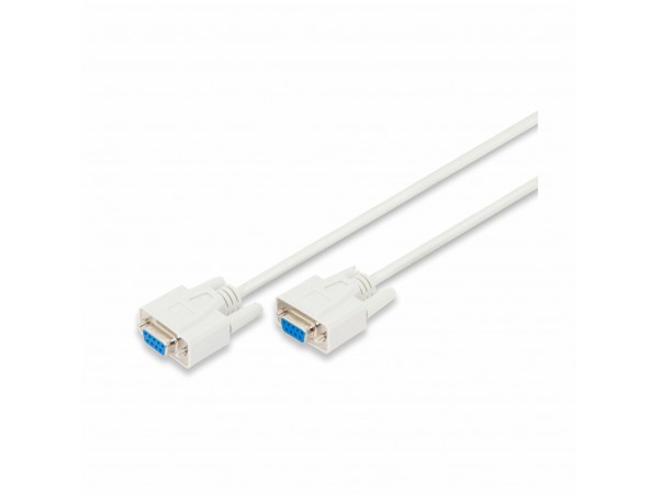 Digitus serijski kabel 1:1 DB9Ž-DB9Ž 2m siv