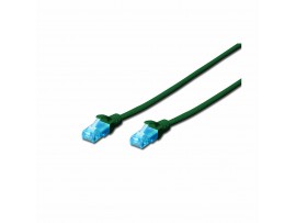 Digitus patch UTP CAT.5e  3m zelen