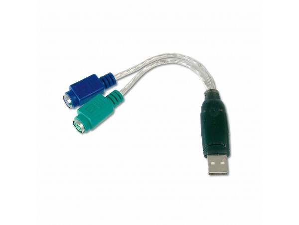 Digitus adapter USB - 2x PS2 DA-70118