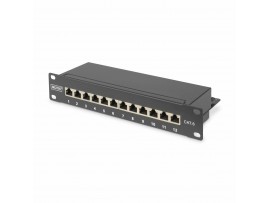 Digitus 250mm panel 12-port CAT.6 1U FTP DN-91612S