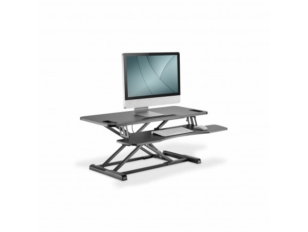 Digitus delovna postaja-ročni dvig do 46cm višine črna DA-90380-1