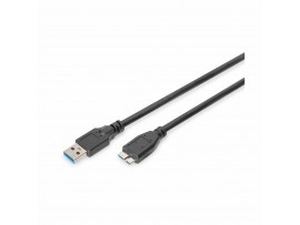 Digitus kabel USB 3.0 A-B mikro 0,25m črn Digitus kabel USB 3.0 A-B mikro 0,25m črn