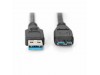 Digitus kabel USB 3.0 A-B mikro 0,25m črn