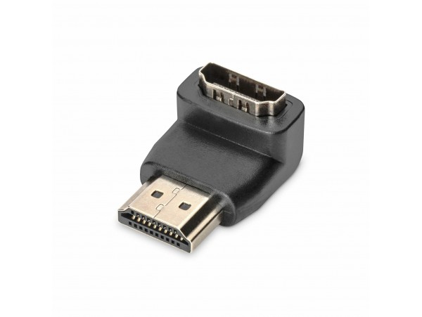 Digitus adapter HDMI M - HDMI Ž 19-pin kotni AK-330502-000-S